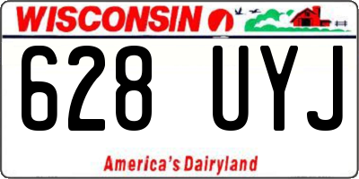 WI license plate 628UYJ
