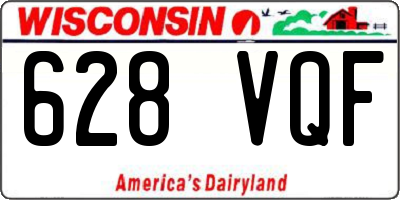 WI license plate 628VQF
