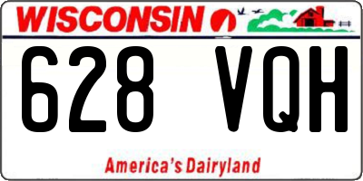 WI license plate 628VQH