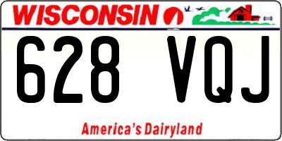 WI license plate 628VQJ