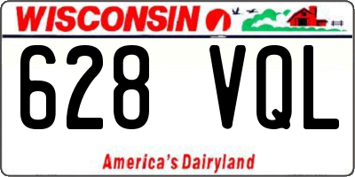 WI license plate 628VQL