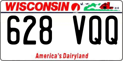 WI license plate 628VQQ