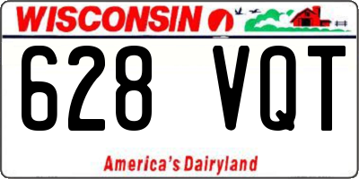 WI license plate 628VQT