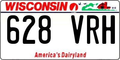 WI license plate 628VRH