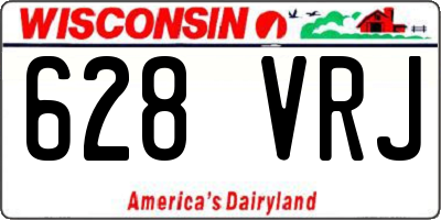 WI license plate 628VRJ