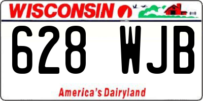 WI license plate 628WJB