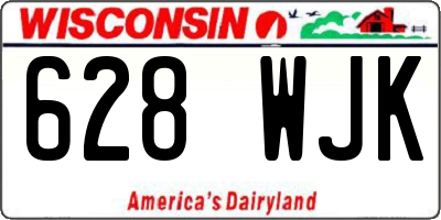 WI license plate 628WJK