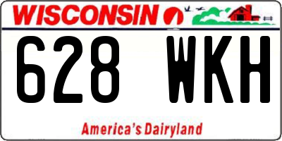 WI license plate 628WKH