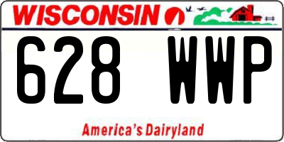 WI license plate 628WWP