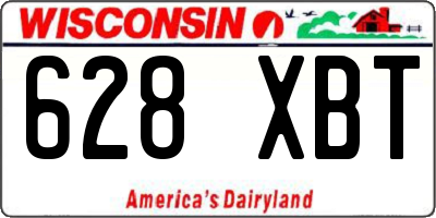 WI license plate 628XBT