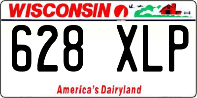 WI license plate 628XLP