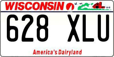 WI license plate 628XLU