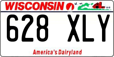 WI license plate 628XLY