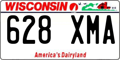 WI license plate 628XMA