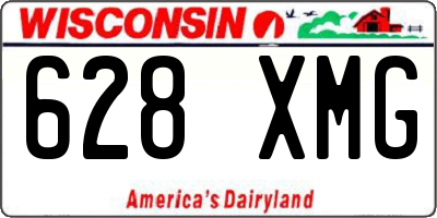 WI license plate 628XMG