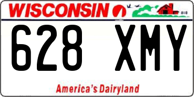 WI license plate 628XMY
