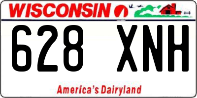 WI license plate 628XNH