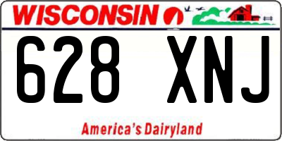 WI license plate 628XNJ