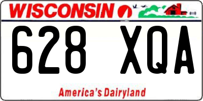 WI license plate 628XQA