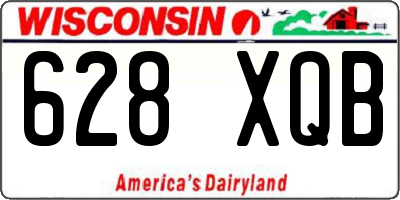 WI license plate 628XQB