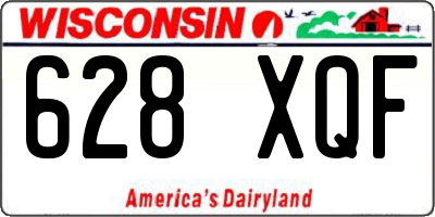 WI license plate 628XQF