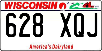 WI license plate 628XQJ