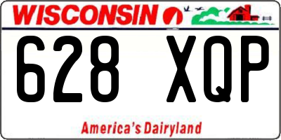 WI license plate 628XQP
