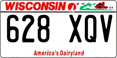 WI license plate 628XQV