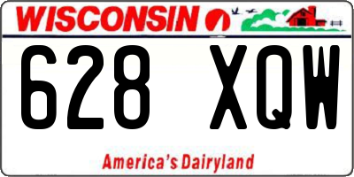WI license plate 628XQW