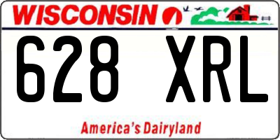 WI license plate 628XRL