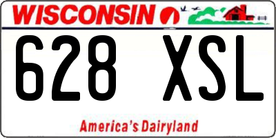 WI license plate 628XSL
