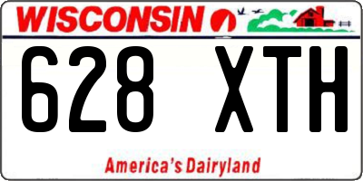 WI license plate 628XTH