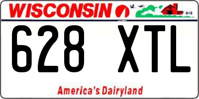 WI license plate 628XTL