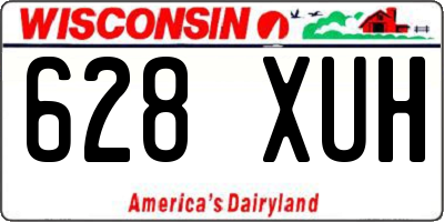 WI license plate 628XUH