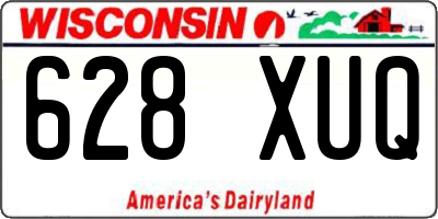 WI license plate 628XUQ