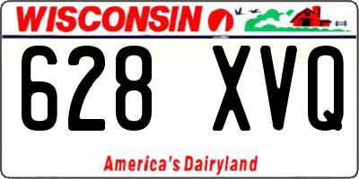 WI license plate 628XVQ