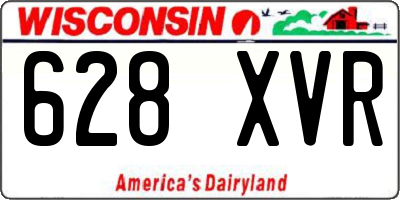 WI license plate 628XVR