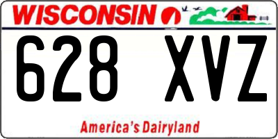 WI license plate 628XVZ