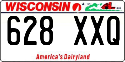 WI license plate 628XXQ