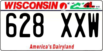 WI license plate 628XXW