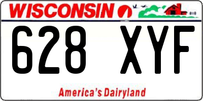 WI license plate 628XYF