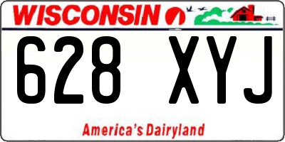 WI license plate 628XYJ