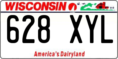 WI license plate 628XYL