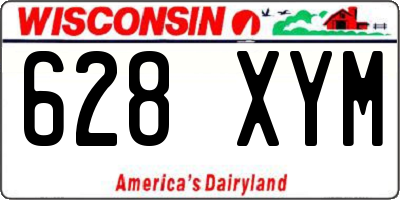WI license plate 628XYM