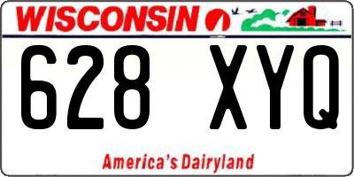WI license plate 628XYQ