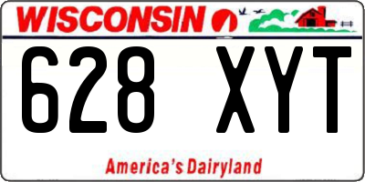 WI license plate 628XYT