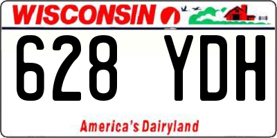 WI license plate 628YDH