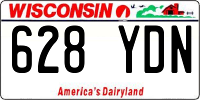WI license plate 628YDN