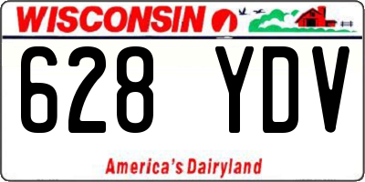 WI license plate 628YDV