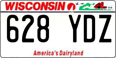 WI license plate 628YDZ